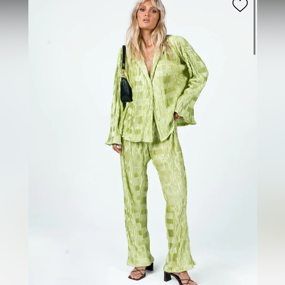Princess Polly Green Matching Set Size 10